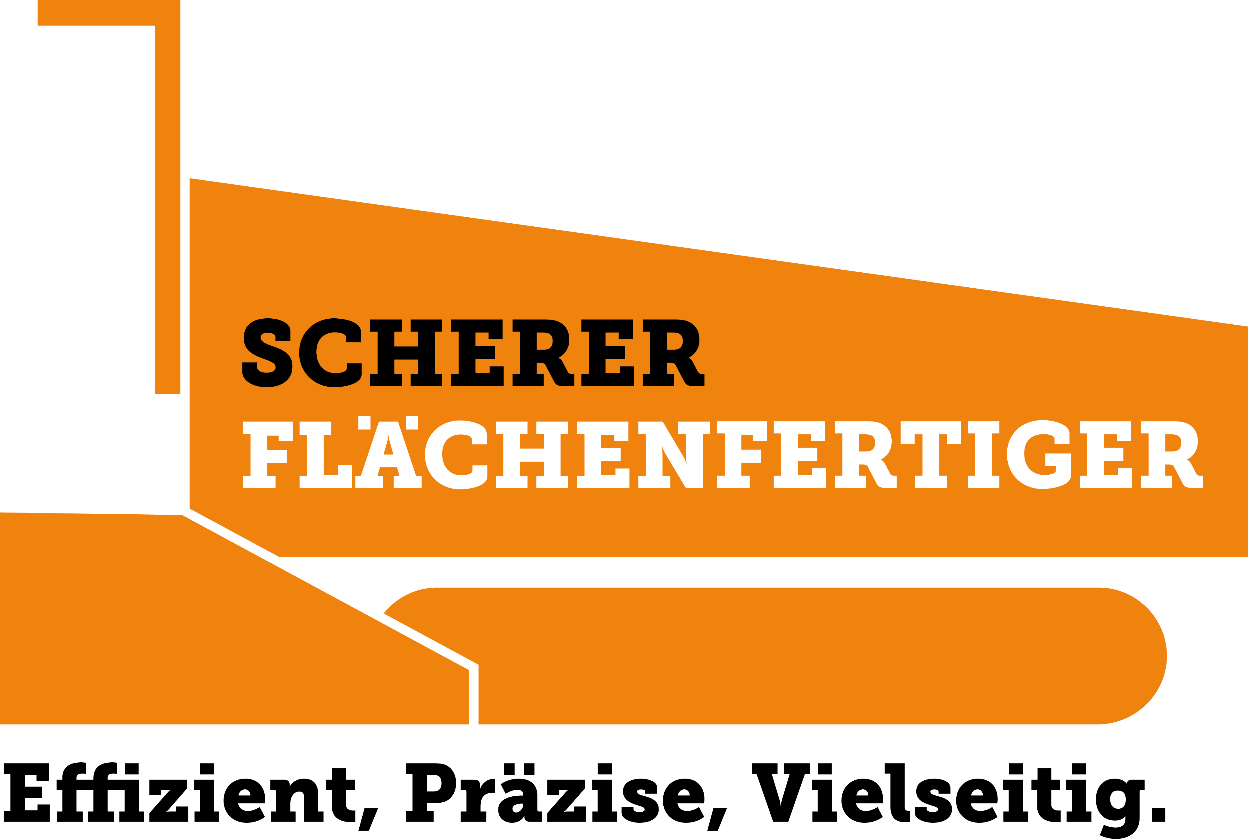 Logo von Scherer Flächenfertiger - Effizient, präzise, vielseitig.